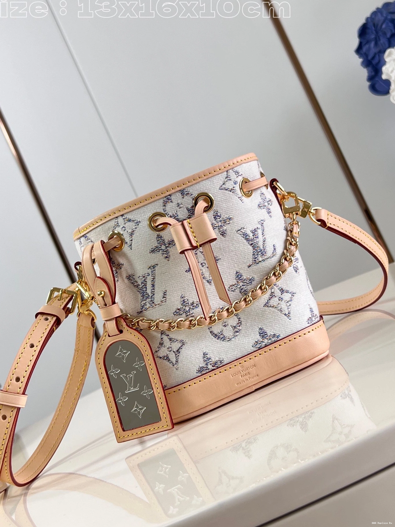 AAA Replica Ru VUITTON LOUIS NOÉ-13*16*10cm NANO 0811